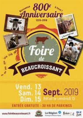 FOIRE DE BEAUCROISSANT